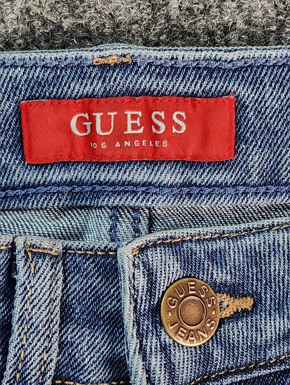 Guess Jean Button Up Skirt Womens Size Small 90s Y2k Vintage